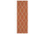 2.5' x 8' Burning Phoenix Pink and Gray Hand Woven Rectangular Wool Area Throw Rug Runner - IMAGE 1