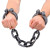 Club Pack of 12 Silver Rustic Medieval Shackles Halloween Costume Accessory - One Size - IMAGE 1