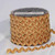 Ivory and Gold Woven Edge Rick Rack Craft Ribbon 0.5" x 55 Yards - IMAGE 2