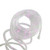 12' Solar Powered Multi-Function Pink LED Indoor/Outdoor Christmas Rope Lights with Ground Stake - IMAGE 1
