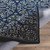 3.25' x 5.25' Royal Circle Blue and Gray Hand Tufted Rectangular Wool Area Throw Rug - IMAGE 4