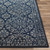 3.25' x 5.25' Royal Circle Blue and Gray Hand Tufted Rectangular Wool Area Throw Rug - IMAGE 5