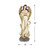 13" Peace and Love Angel with Dove Outdoor Garden Statue - IMAGE 5