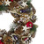 Frosted Berries, Fruit and Pine Cone Artificial Christmas Wreath - 10.5-Inch, Unlit - IMAGE 3