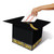 Graduation Cap Card Box - 8.5" - Black and Gold - Pack of 6 - IMAGE 3