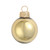 40ct Gold Shiny Glass Ball Christmas Ornaments 1.25" (30mm) - IMAGE 1