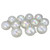 Shatterproof Shiny Iridescent Christmas Ball Ornaments - 4" (100mm) - Clear - 12ct - IMAGE 1