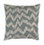 20" Broken Lines Rhinoceros Gray and Khaki Brown Decorative Throw Pillow - Polyester Filled - IMAGE 1