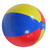 46" Red and Blue Classic 6 Panel Inflatable Beach Ball - IMAGE 2