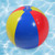 46" Red and Blue Classic 6 Panel Inflatable Beach Ball - IMAGE 3