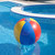 46" Red and Blue Classic 6 Panel Inflatable Beach Ball - IMAGE 1