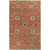 10' x 14' Valeria Burnt Orange and Coal Black Hand Tufted Wool Area Throw Rug - IMAGE 1