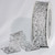 Shiny Silver Metallic Lace Craft Ribbon 1.25" x 20 Yards - IMAGE 1