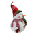 Sparkling Snowman with Nordic Santa Hat Christmas Figure - 20" - White and Red - IMAGE 2