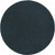 8' Jade Black Hand Loomed Solid Round Area Throw Rug - IMAGE 1