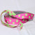 Pink and Green Polka Dot Woven Craft Ribbon 1" x 54 Yards - IMAGE 2