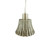 9" Metallic Mercury Glass Bell Hanging Pendant Ceiling Lamp - IMAGE 1
