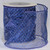 Shimmering Blue Semi Sheer Brooklyn Wired Craft Ribbon 6" x 20 Yards - IMAGE 2