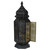 29.5" Black and Gold Moroccan Style Floor Pillar Candle Lantern - IMAGE 3