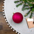 Matte Magenta Pink Shatterproof Christmas Ball Ornament 4" (100mm) - IMAGE 2