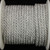 Silver Metalized Braided Cording Craft Ribbon 0.25" x 27 Yards - IMAGE 1