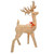 48.5" Brown and White Pre-Lit Striped Reindeer Outdoor Christmas Decor - IMAGE 1