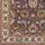 3' x 12' Blue and Maroon Hand Tufted Wool Throw Rug Runner