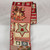 Red and Ivory Santa Holiday Print Wired Craft Ribbon 5" x 9 Yards - IMAGE 1