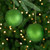 Northlight 12ct Shatterproof 4-Finish Christmas Ball Ornament Set 4" - Green