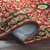 7.5' x 9.5' Burgundy Red and Black Hand Tufted Wool Area Throw Rug - IMAGE 4