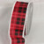 Red and Black Plaid Wired Edge Craft Ribbon 2.5" x 20 yards - IMAGE 1