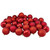 Shatterproof 4-Finish Christmas Ball Ornaments - 3.25" (80mm) - Red - 32ct - IMAGE 1