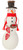 Alpine Chic Snowman Holding Bird Nest Christmas Decoration - 18" - IMAGE 1