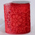 Sheer Red and Gold Wired Craft Ribbon 6" x 20 Yards - IMAGE 2