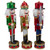 Set of 3 Red Sequin Jacket Wooden Christmas Nutcrackers 14.25" - IMAGE 2