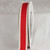 Red and White Stitch Woven Edge Craft Ribbons 1" x 120 Yards - IMAGE 1