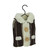 5.25" Alpine Chic Gray Winter Vest on Hanger Christmas Ornament - IMAGE 1