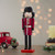 14" Red and Black Royal Guard Christmas Nutcracker Soldier with Rifle - IMAGE 2