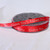 Red with Silver Glitter "I Love You" Woven Edge Craft Ribbon 0.25" x 108 Yards - IMAGE 2
