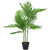 40" Artificial Green Mini Palm Tree in Black Pot - IMAGE 1