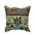 17" Green and Brown 'Garden Market' Square Throw Pillow - IMAGE 1