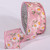 Sheer Pink Fresh Summer Flowers Wired Craft Ribbon 2" x 40 Yards - IMAGE 1