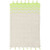 8' x 10' Beige and Lime Green Contemporary Hand Woven Rectangular Area Throw Rug - IMAGE 1