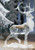 Set of 4 Clear Icy Christmas Caribou Figurines 11" - IMAGE 1