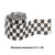 Checkered Rolled Crepe Party Streamers - 30' - Black and White - Club Pack of 12 - IMAGE 2