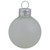 Matte Finish Glass Christmas Ball Ornaments - 1.25" (30mm) - Clear Frost - 40ct - IMAGE 1