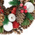 White Wooden Rose, Pine Cone and Berry Artificial Christmas Wreath, 10-Inch, Unlit - IMAGE 5