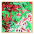 Pack of 6 Metallic Red and Green Mistletoe Christmas Celebration Confetti Bags 0.5 oz. - IMAGE 1