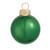 Pearl Finish Glass Christmas Ball Ornaments - 2.75" (70mm) - Green - 12ct - IMAGE 1