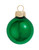 2ct Green Shiny Glass Christmas Ball Ornaments 6" (150mm) - IMAGE 1